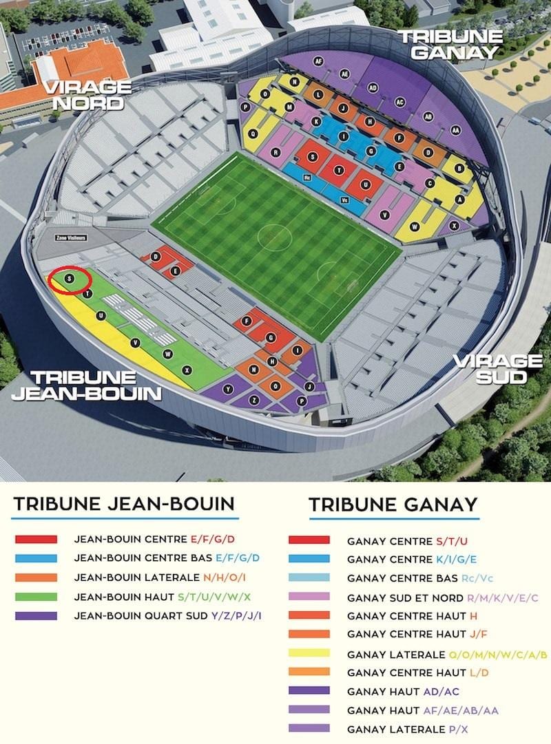 stade velòdrom d'estar mapa