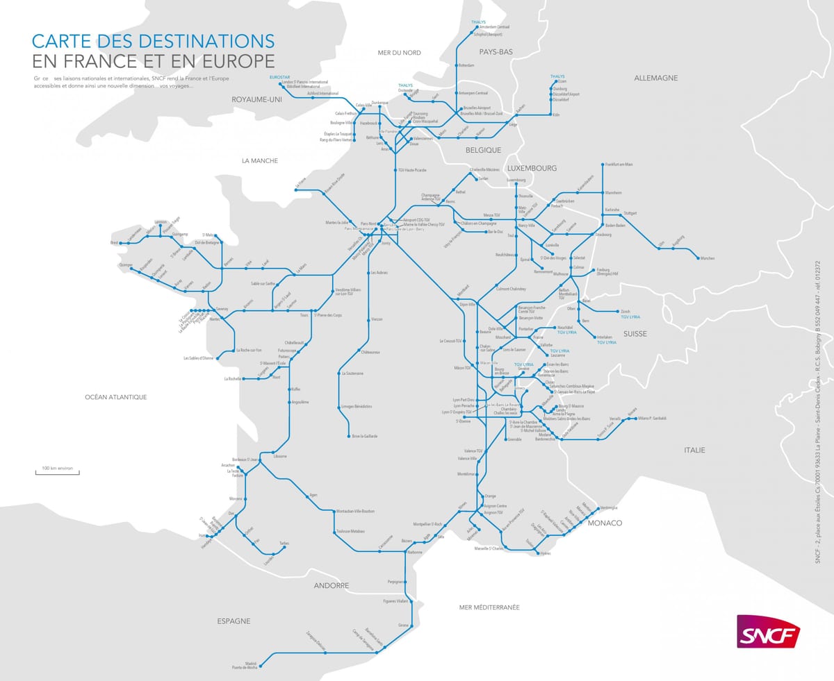 mapa de Marsella tren