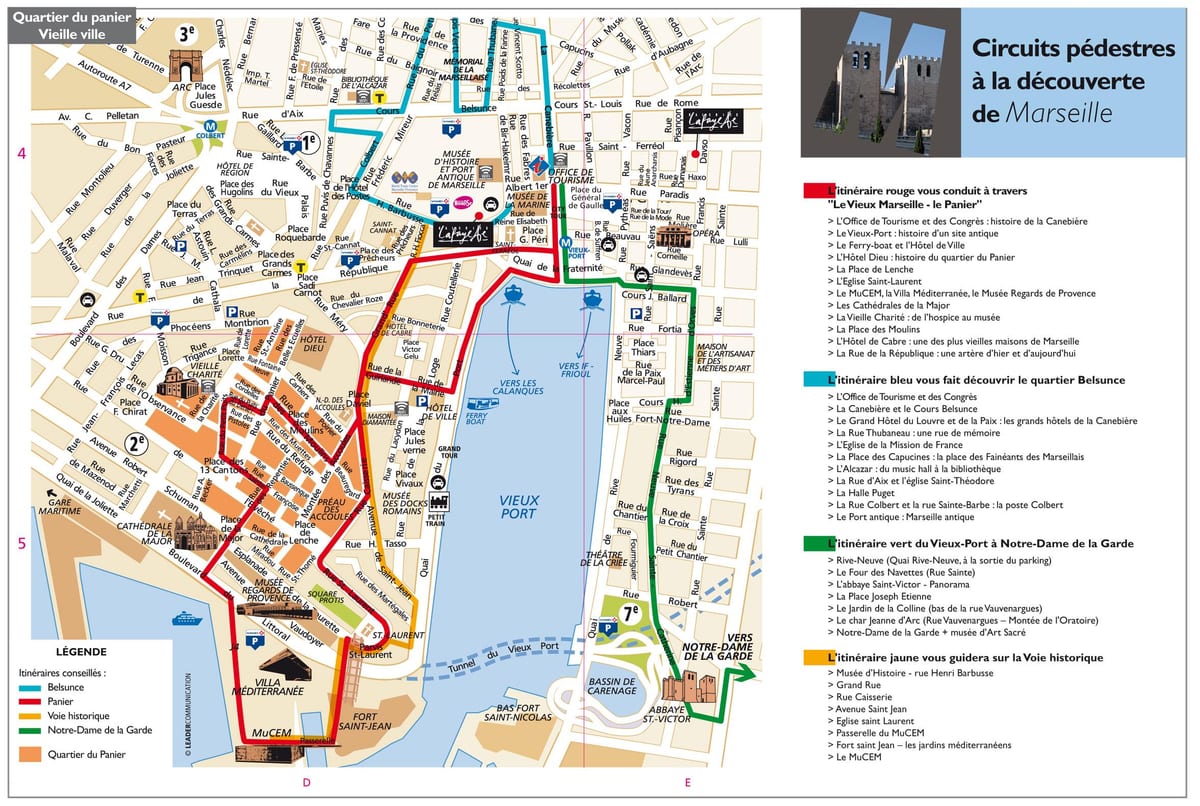 Marsella mapa turístic pdf