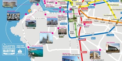 Marsella mapa turístic