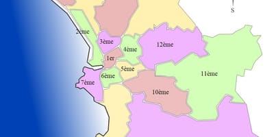 Mapa del centre de Marsella