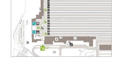Mapa de Marsella st charles estació de tren